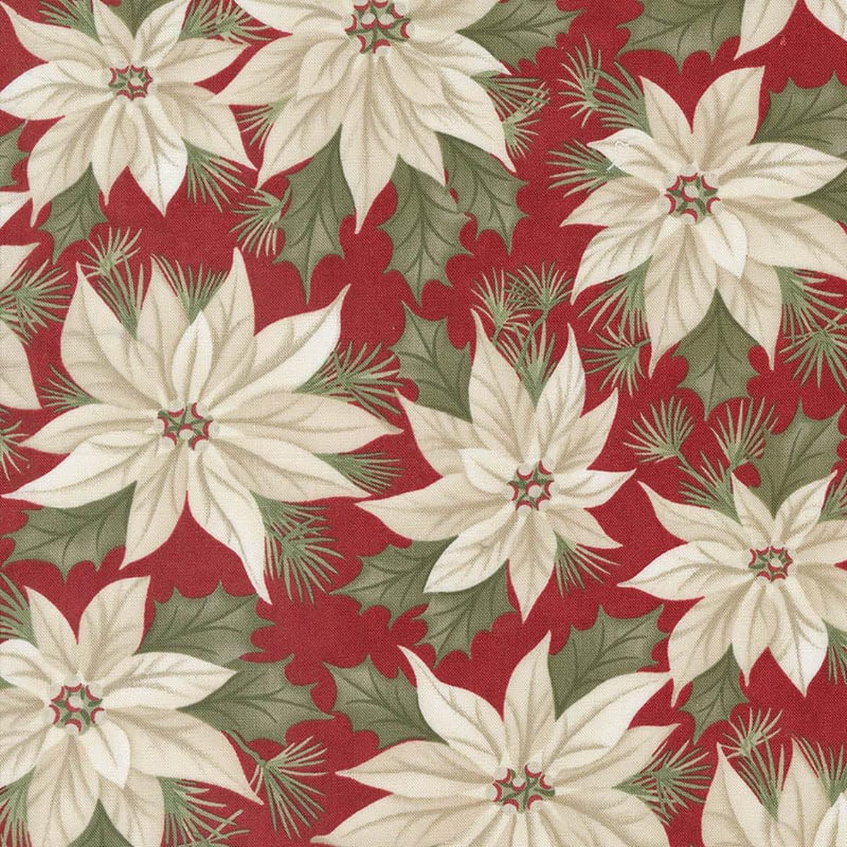 Moda A Christmas Carol – Promising Poinsettia Crimson 44350-13