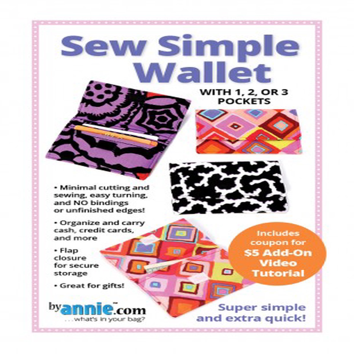 Sew Simple Wallet ByAnnie