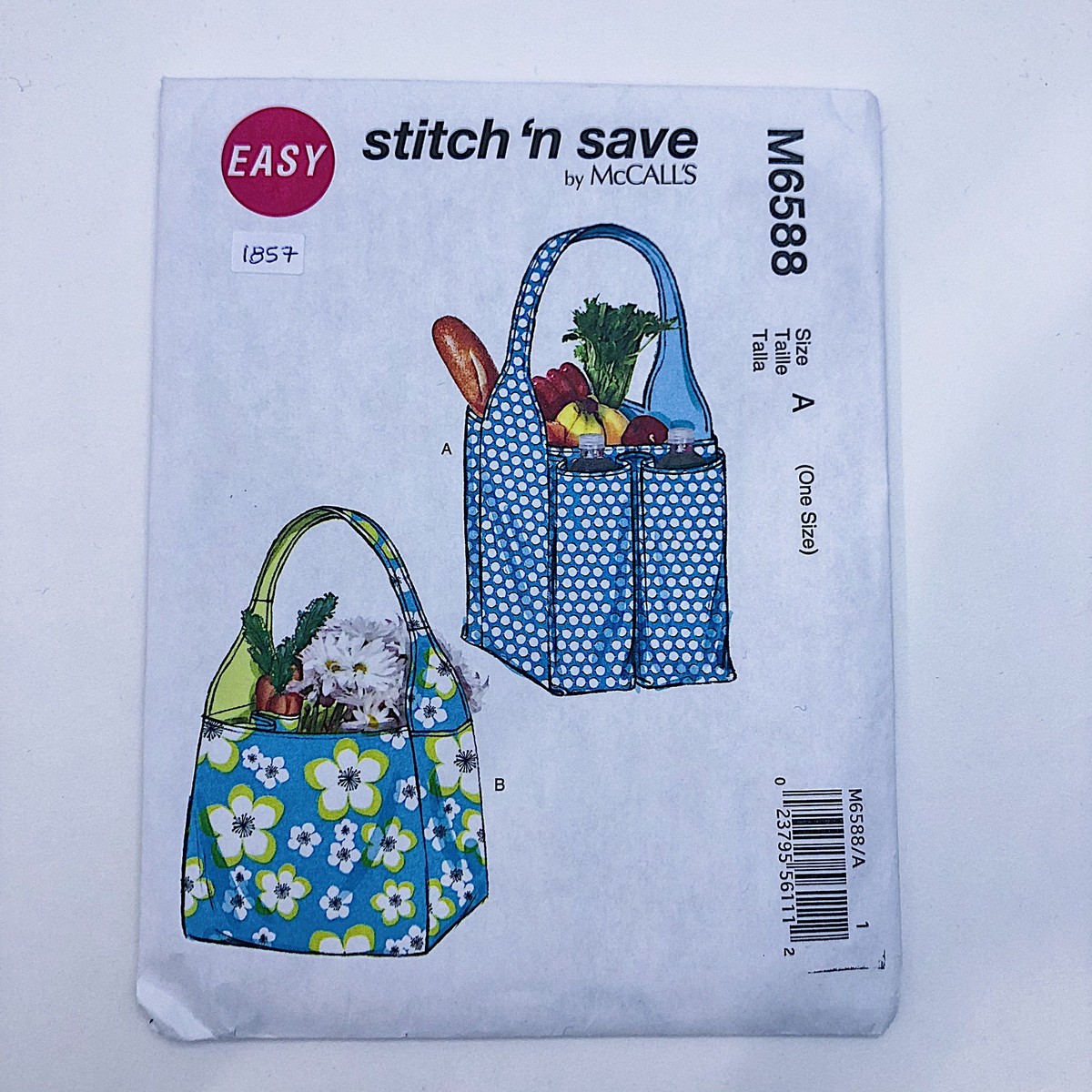 Sewing Pattern – Accessories – McCall’s M6588