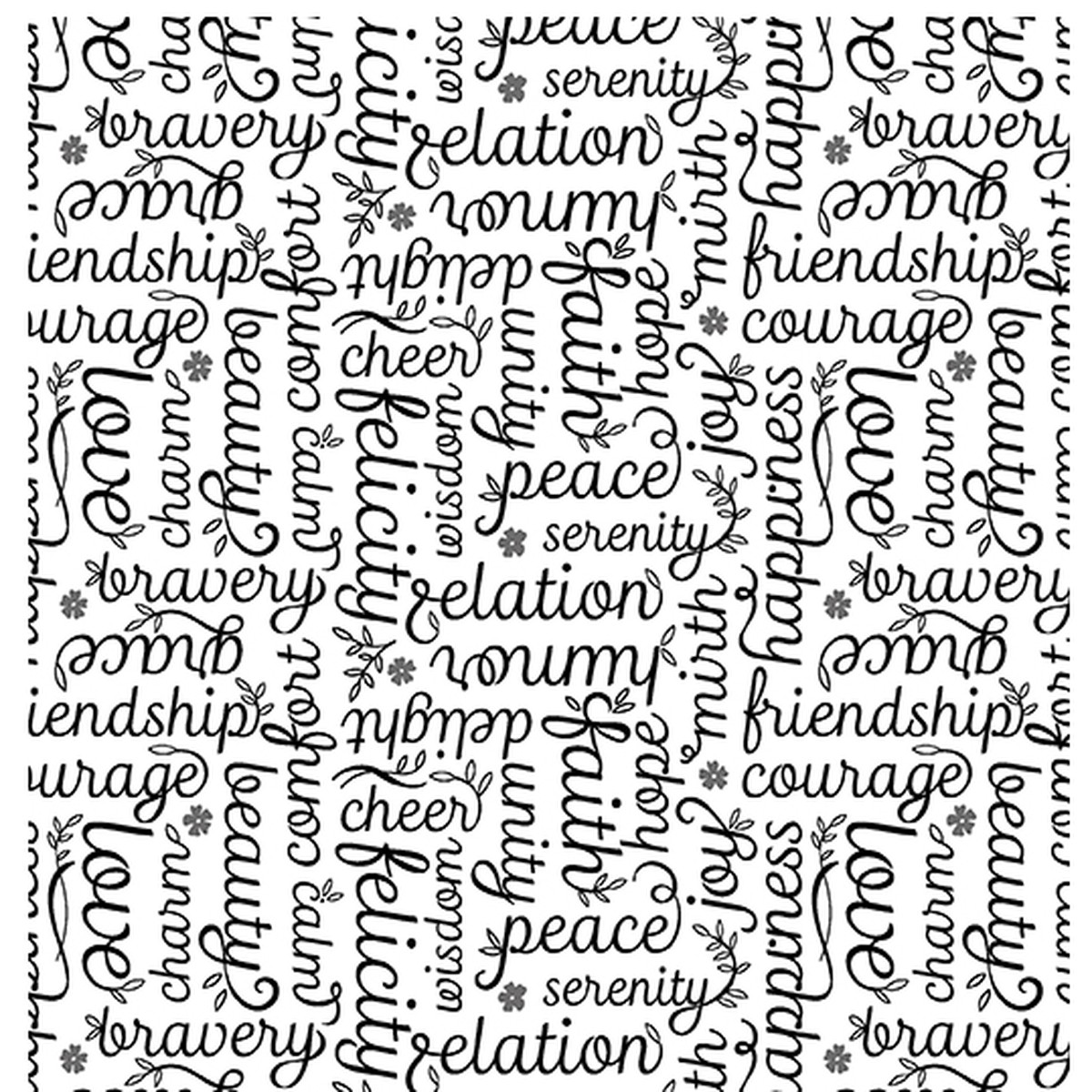 Script Black/White