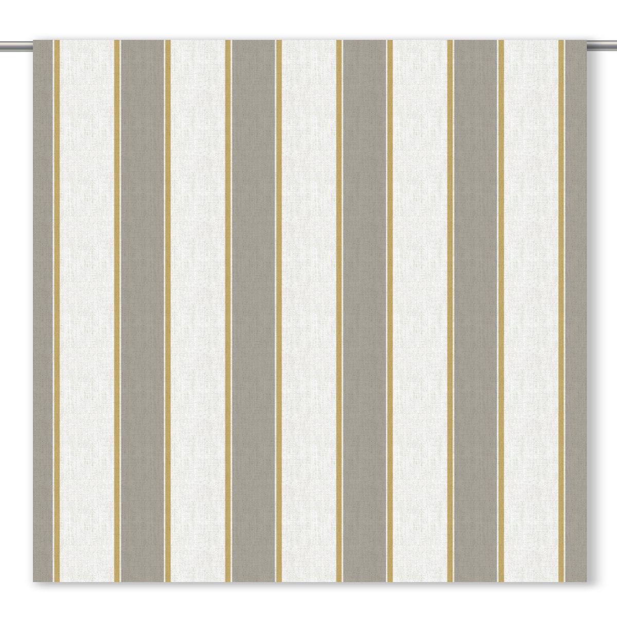 'French Beret' Fabric by the Yard (Warm Gray/ Pale Ochre)