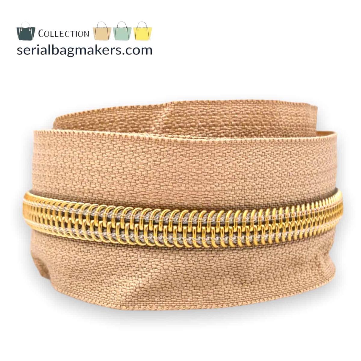 Serial Bagmakers-#3-Latte Tape-Antique Gold Coil