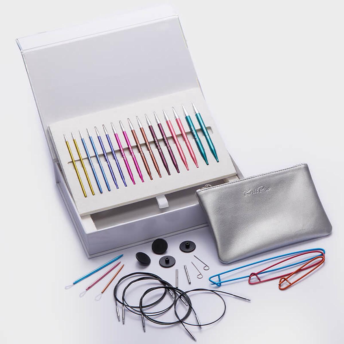 ZING "MELODIES OF LIFE" /13cm standard size interchangeable circular knitting needles set with cables /KnitPro/ 8 sizes