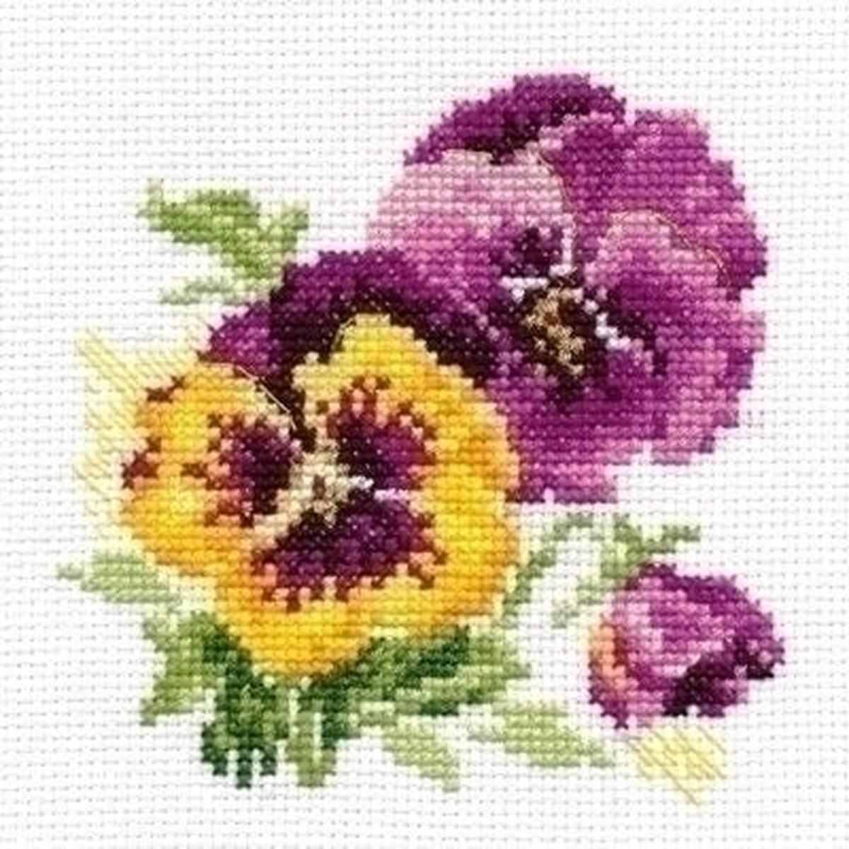 "Widowmakers" - embroidery kit /Alice/ 10 x 11 cm
