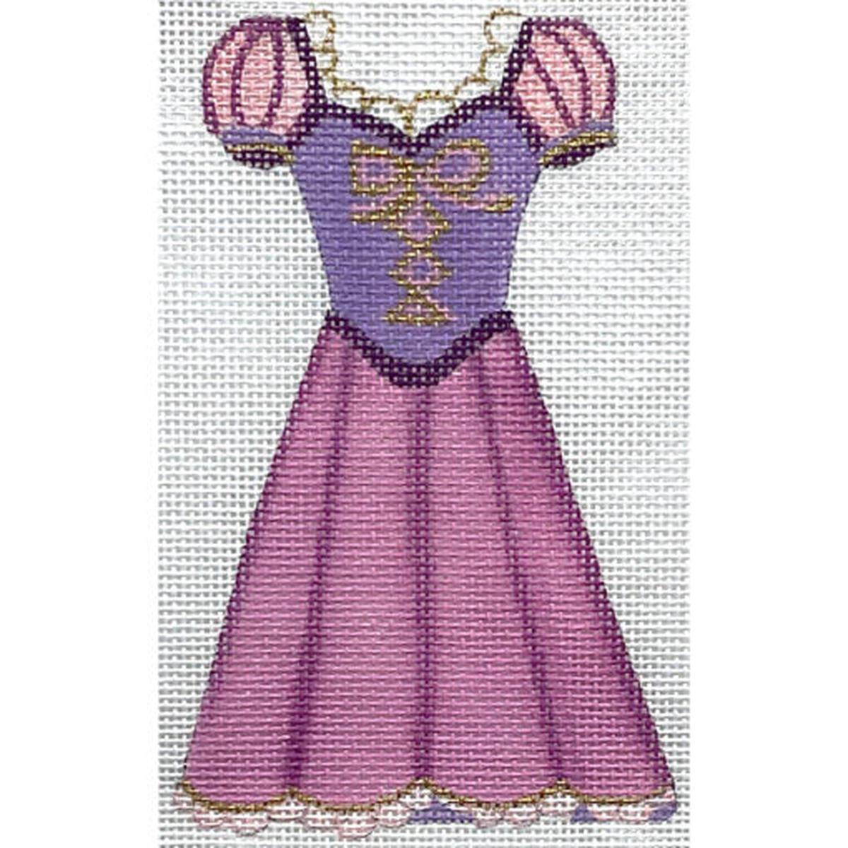 Alice Peterson Co. Rapunzel Dress Needlepoint Canvas