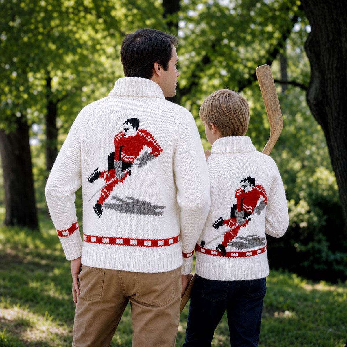 Children's Hockey Cardigan Pattern