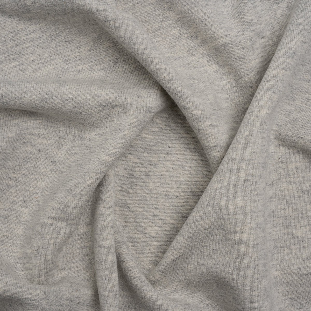 Cotton French Terry Knit - Heathered Moonbeam, Quarry, and Turtledove - Elida Collection