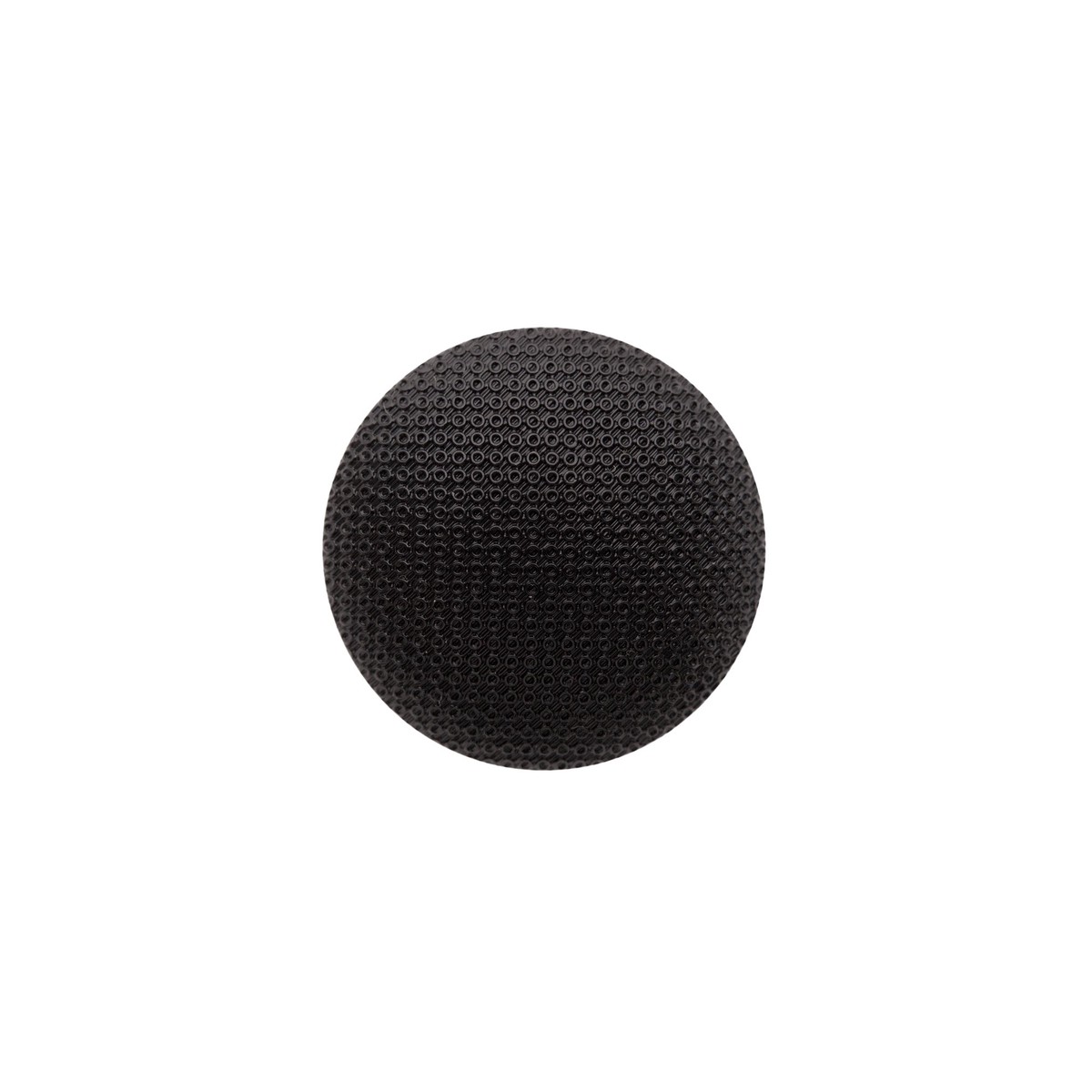 Italian Black Textured Shank Back Button - 36L/23mm