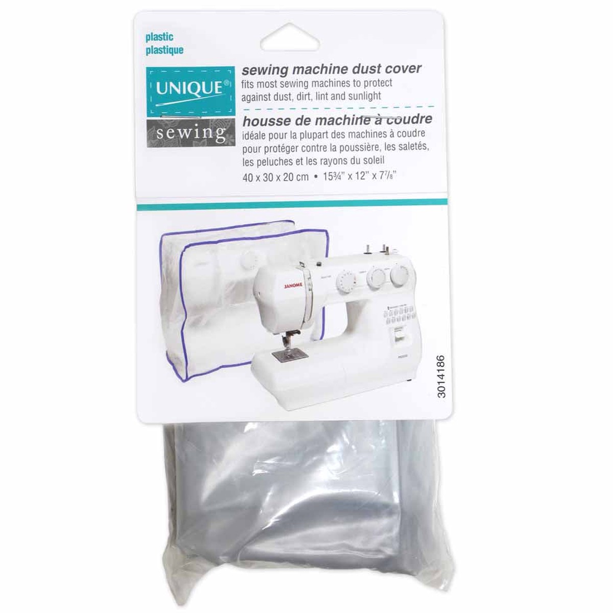 UNIQUE SEWING Sewing Machine Dust Cover 40 x 30 x 20cm