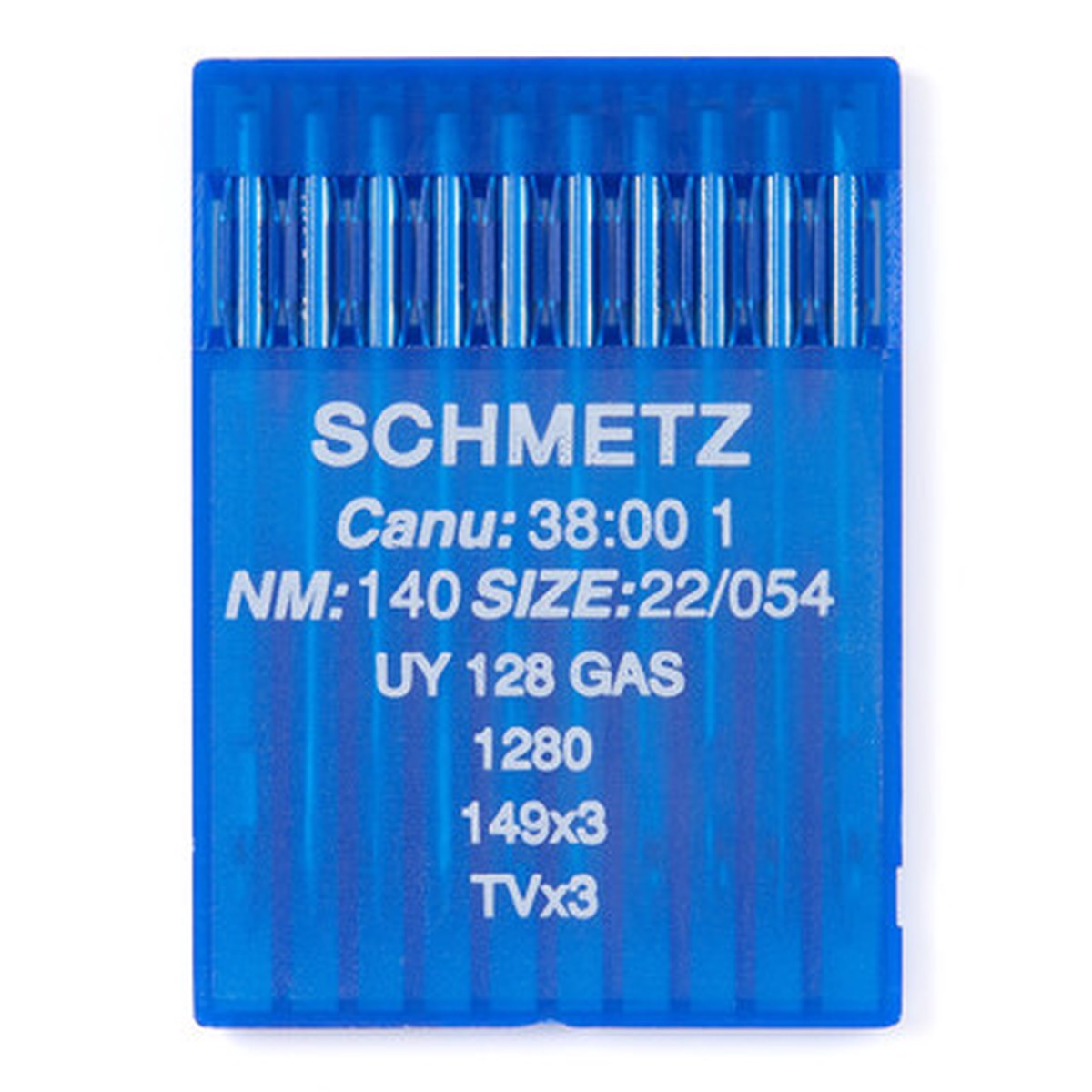 Schmetz #22 Sewing Machine Needles UY 128 GAS Round/Sharp Point (10 pack)