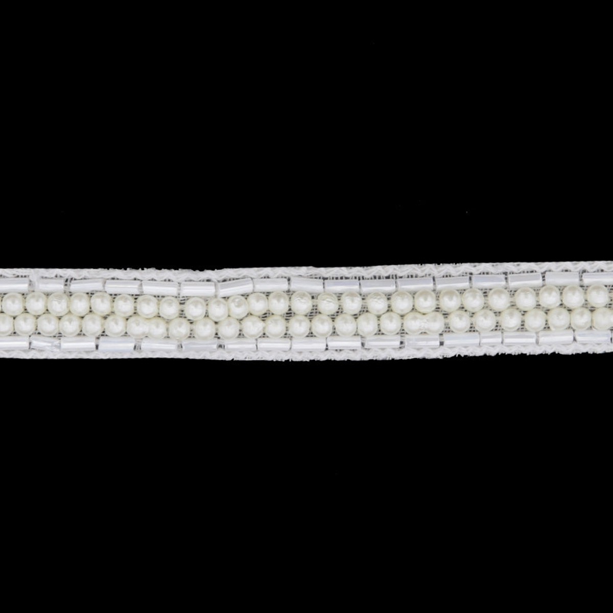 0.5" Ivory Beaded Trim