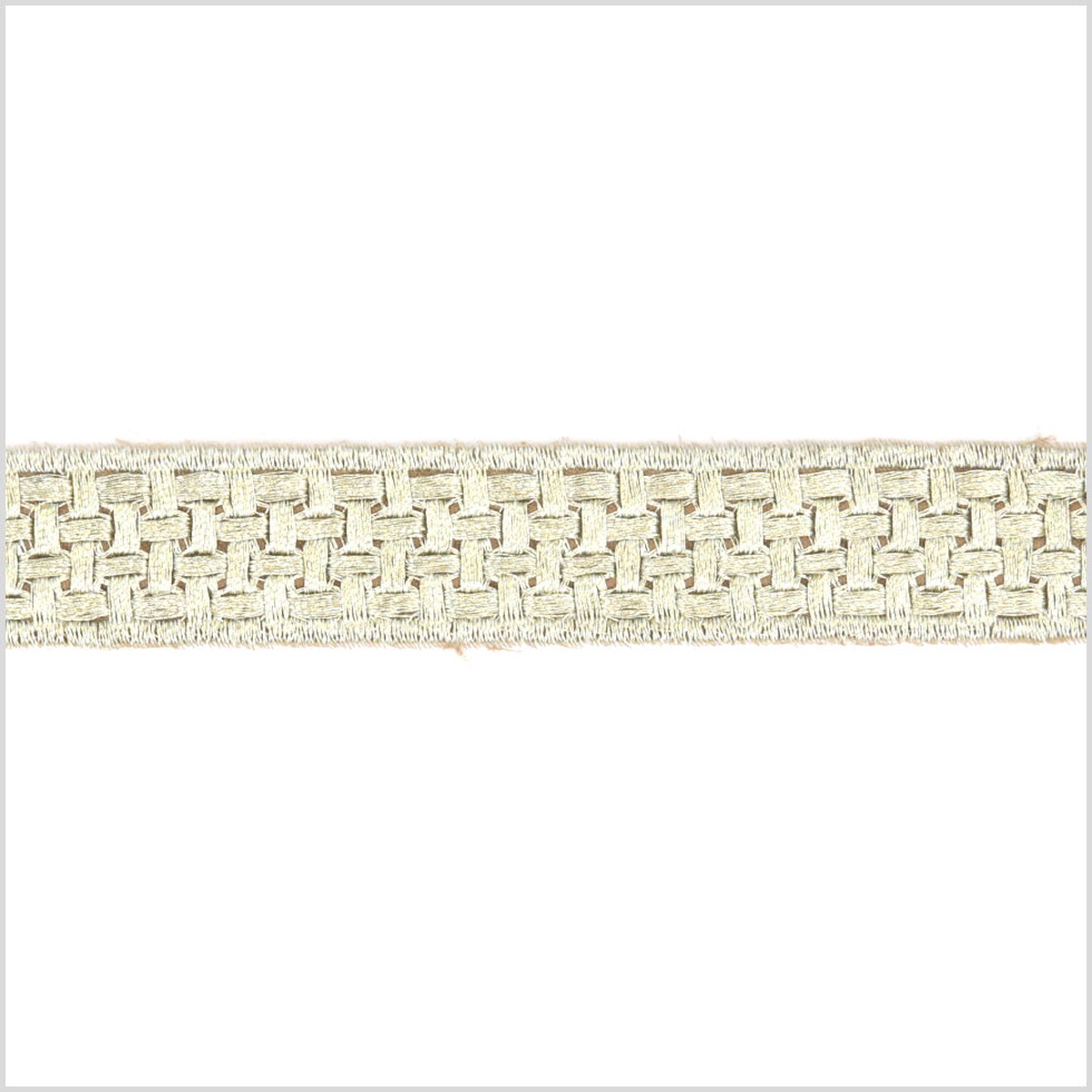 0.75" Metallic Gold Woven Trim