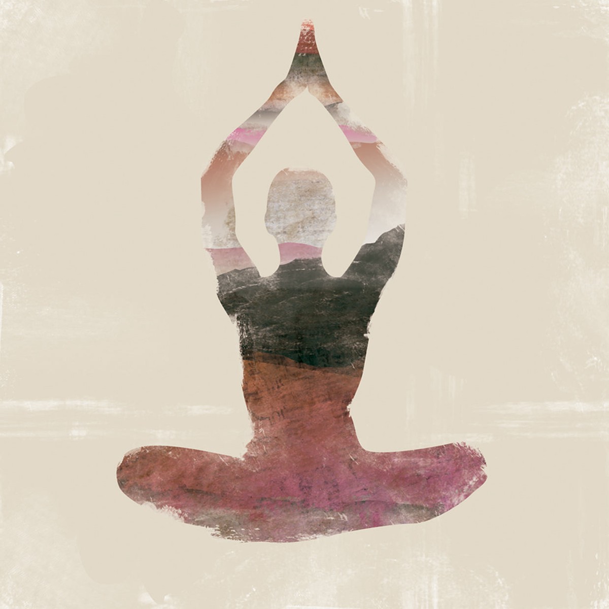 YOGA PINK PRAYING
