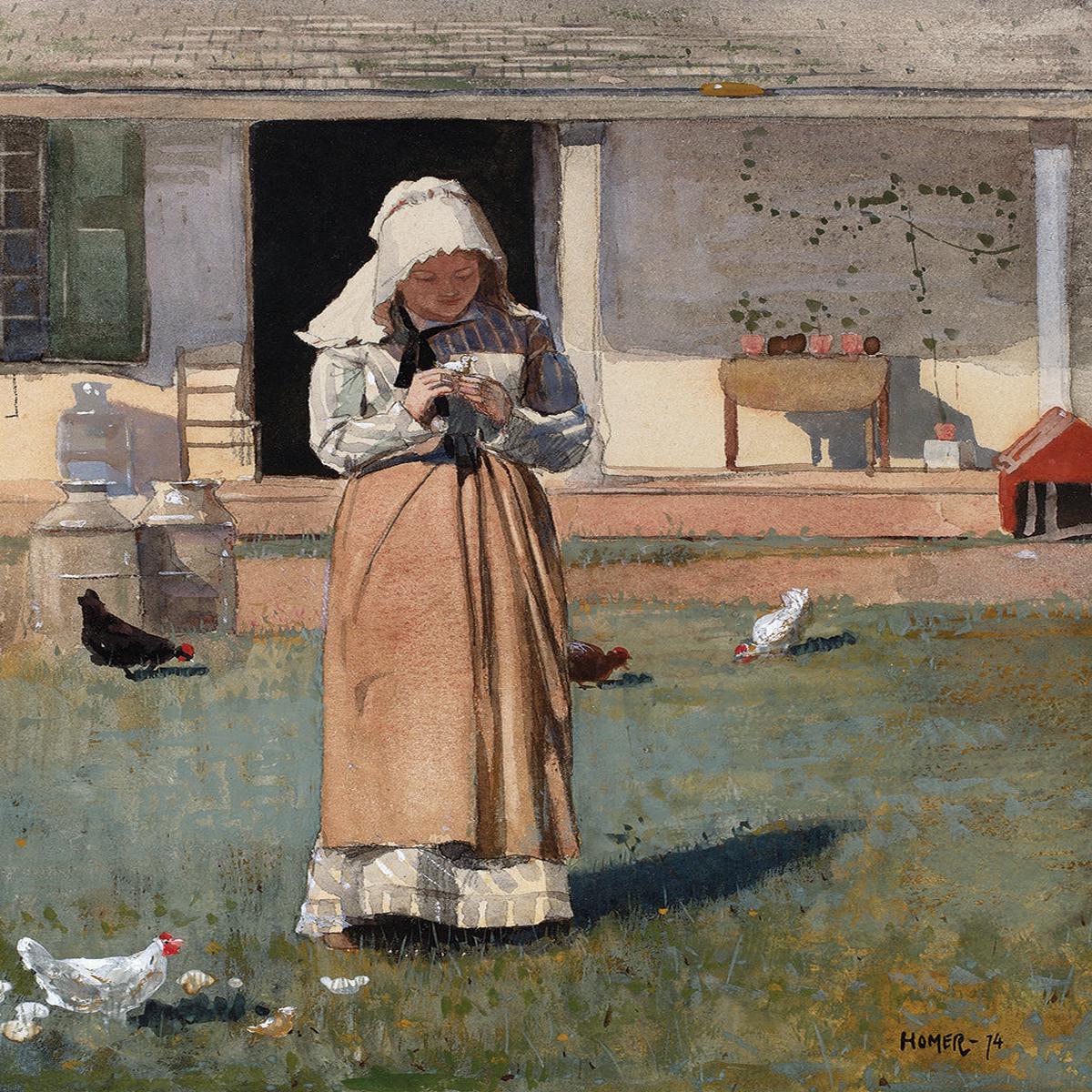 A Sick Chicken (1874)