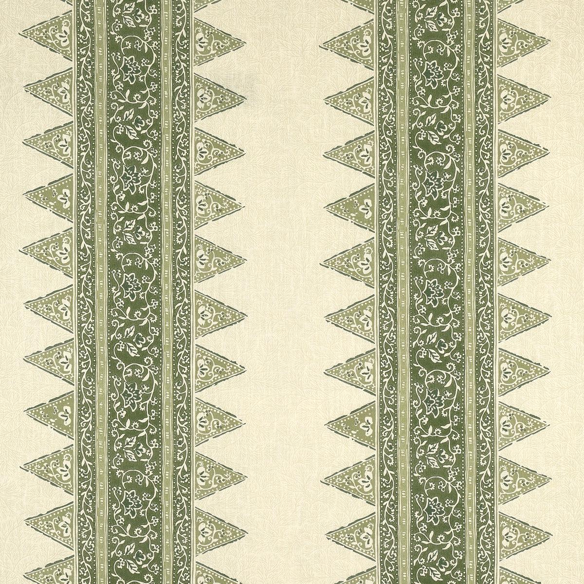 Foxglove Indoor Outdoor Leaf Green Fabric