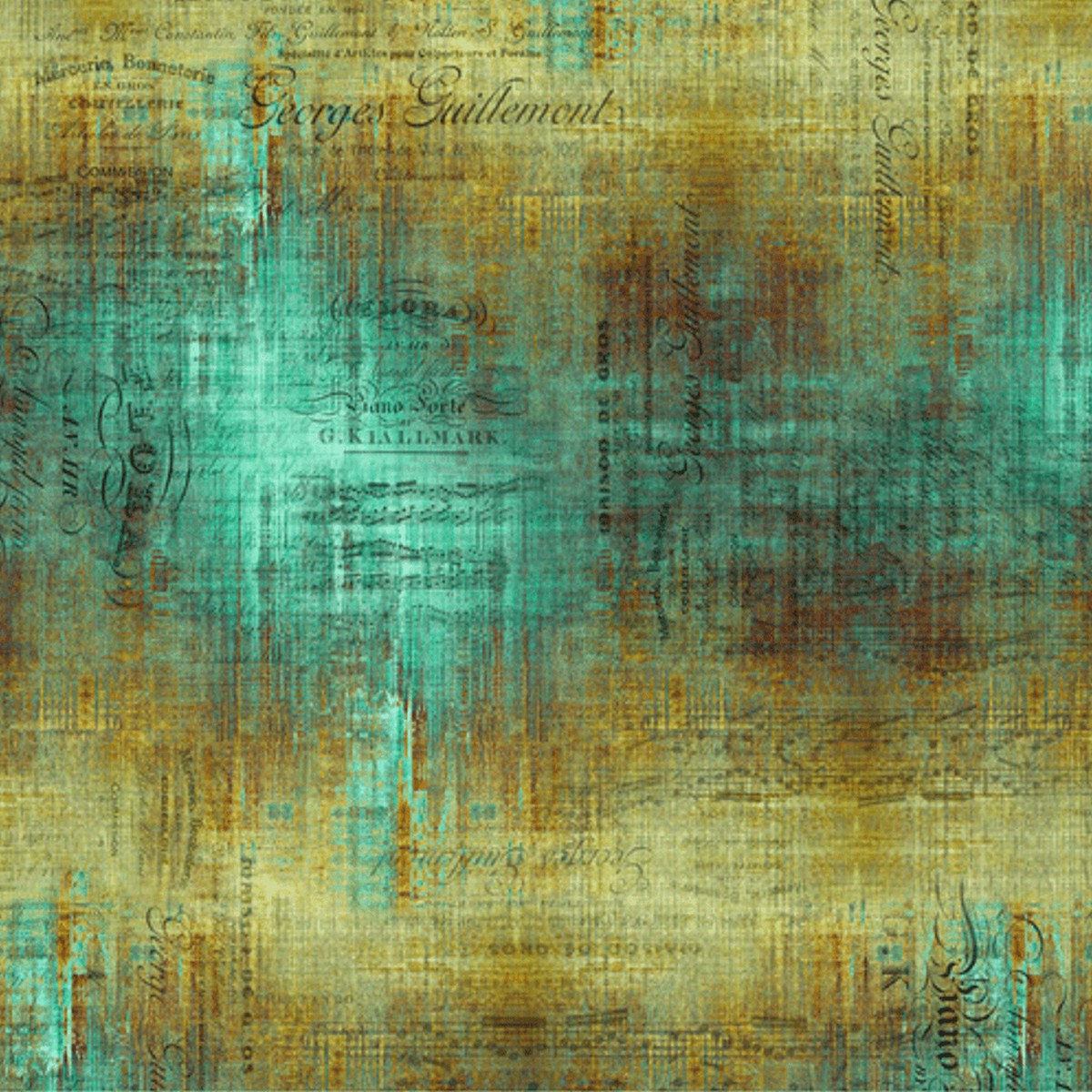 Piano Sorte – Patina Tim Holtz Abandoned for Free Spirit Fabrics (14 yard)