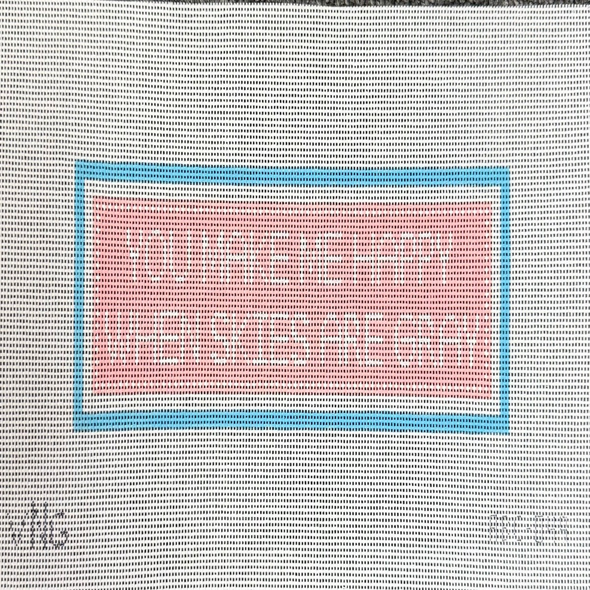 You Make Me Happy When Skies are Gray - Pink & Blue Canvas