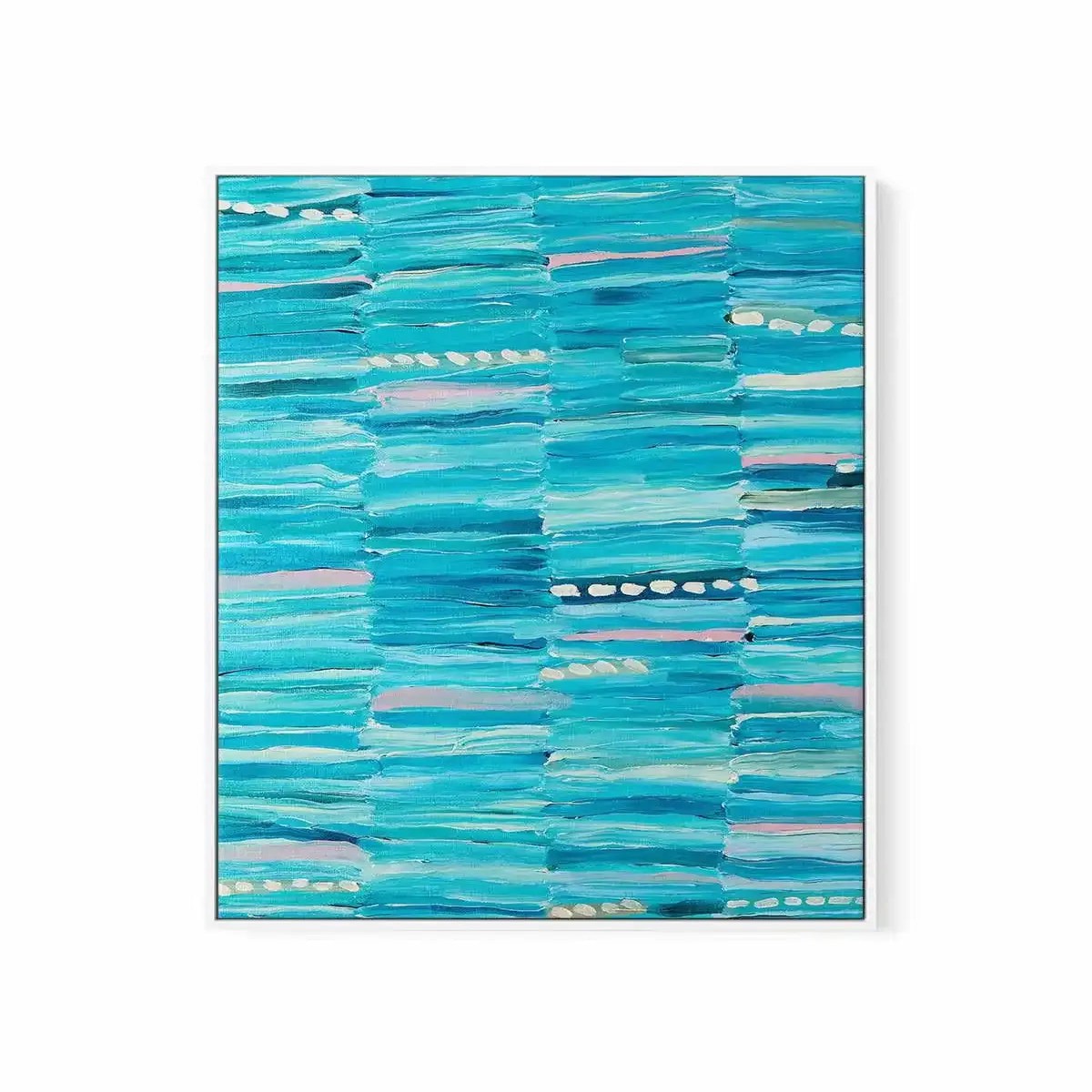 Yuuruu I PT by Bri Chelman | Framed Canvas Art Print