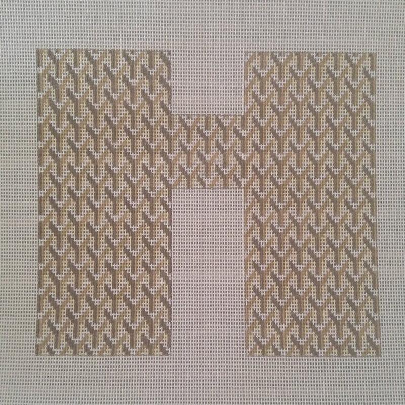 Y Pattern Clutch Front Tan